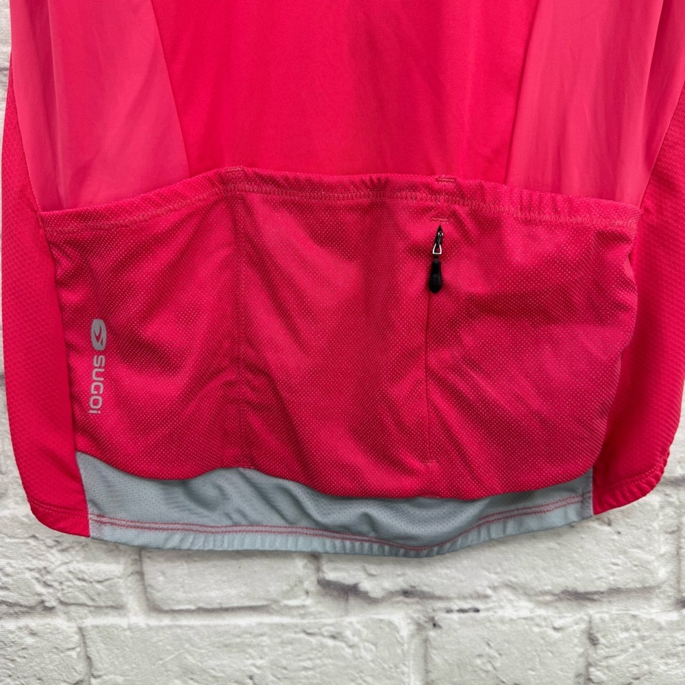 SUGOi RS Century Zap Short-Sleeve Cycling Jersey - Women's Pink/Gray Size Small - Picture 7 of 13